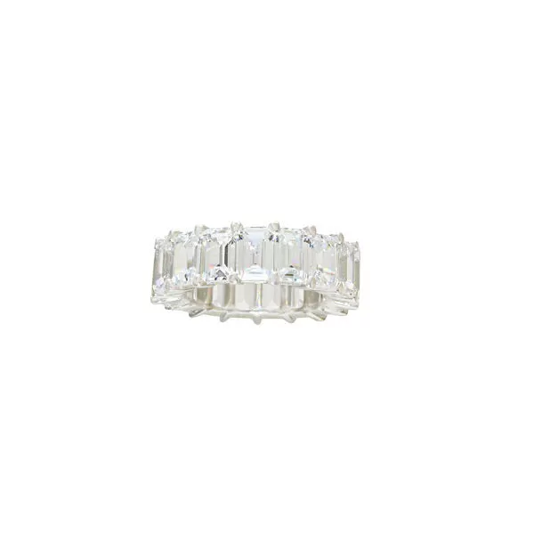 EMERALD CUT ANNIVERSARY BAND