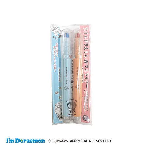 Epoch Chemical Doraemon Highlight Pens (Set of 2)