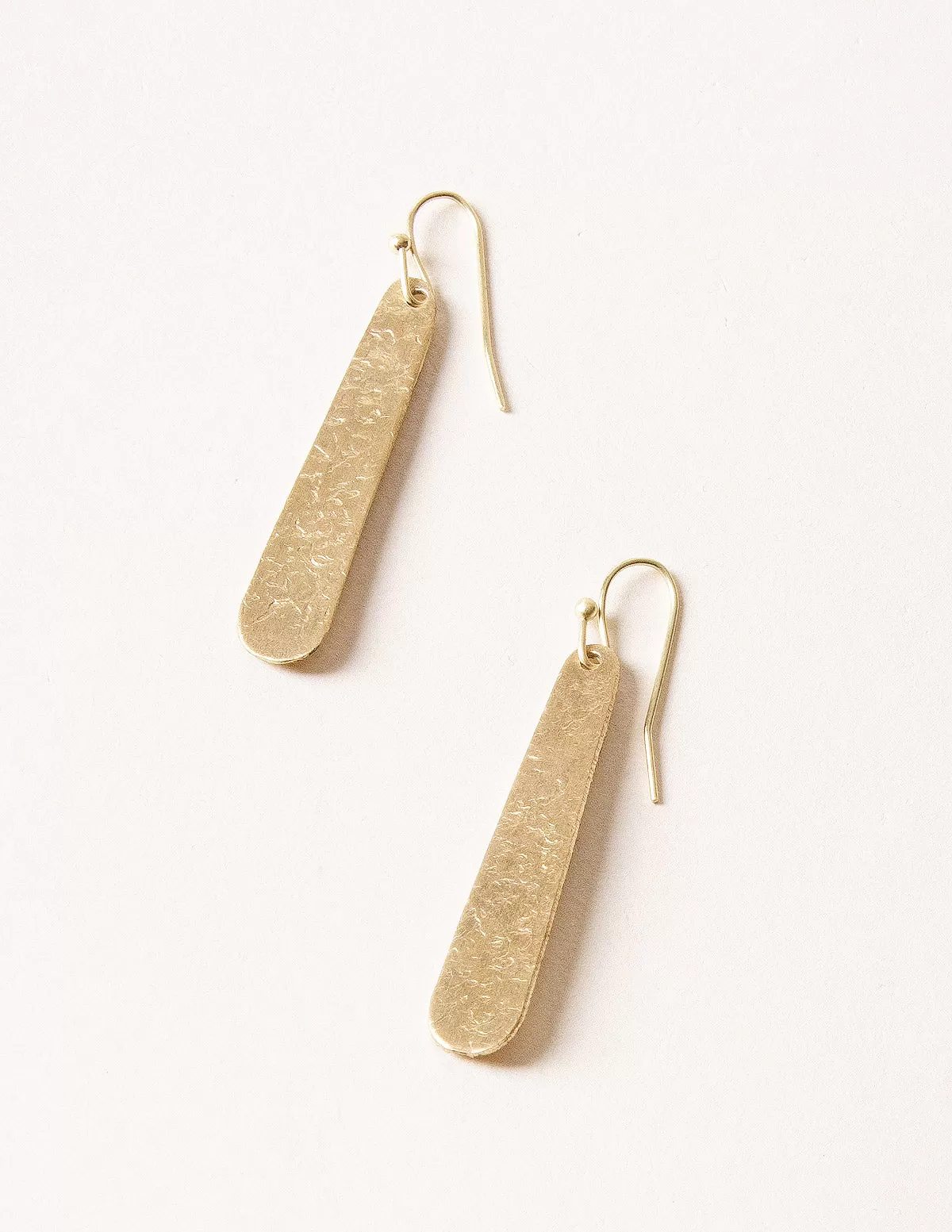 Fair Trade Brass Bar Earrings