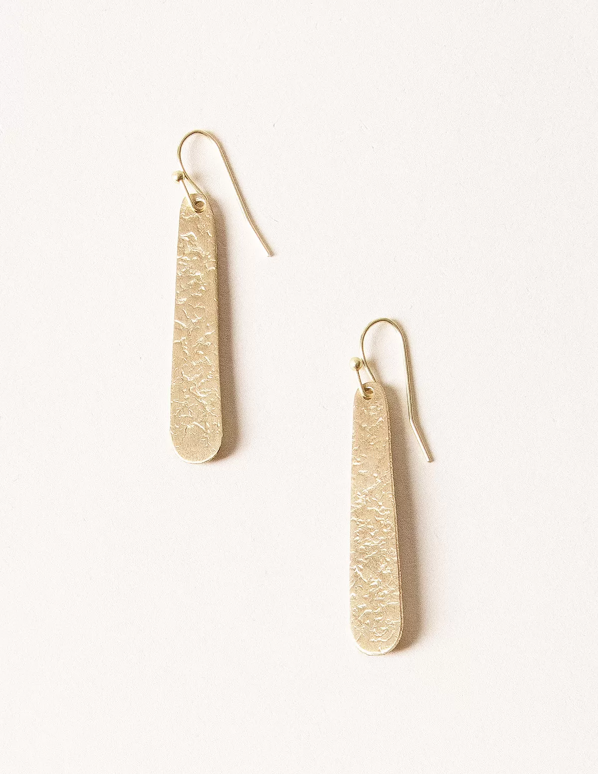 Fair Trade Brass Bar Earrings