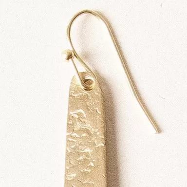 Fair Trade Brass Bar Earrings