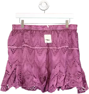 Free People Purple Serenity Mini Skort UK XL