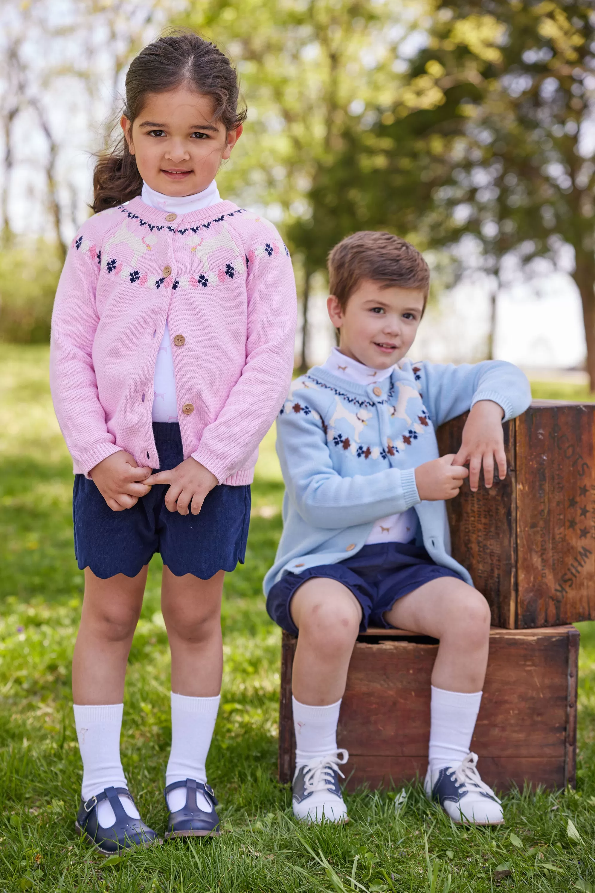 Girl Lab Fair Isle Cardigan