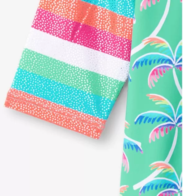 Hatley Rainbow Palm Rashguard Set