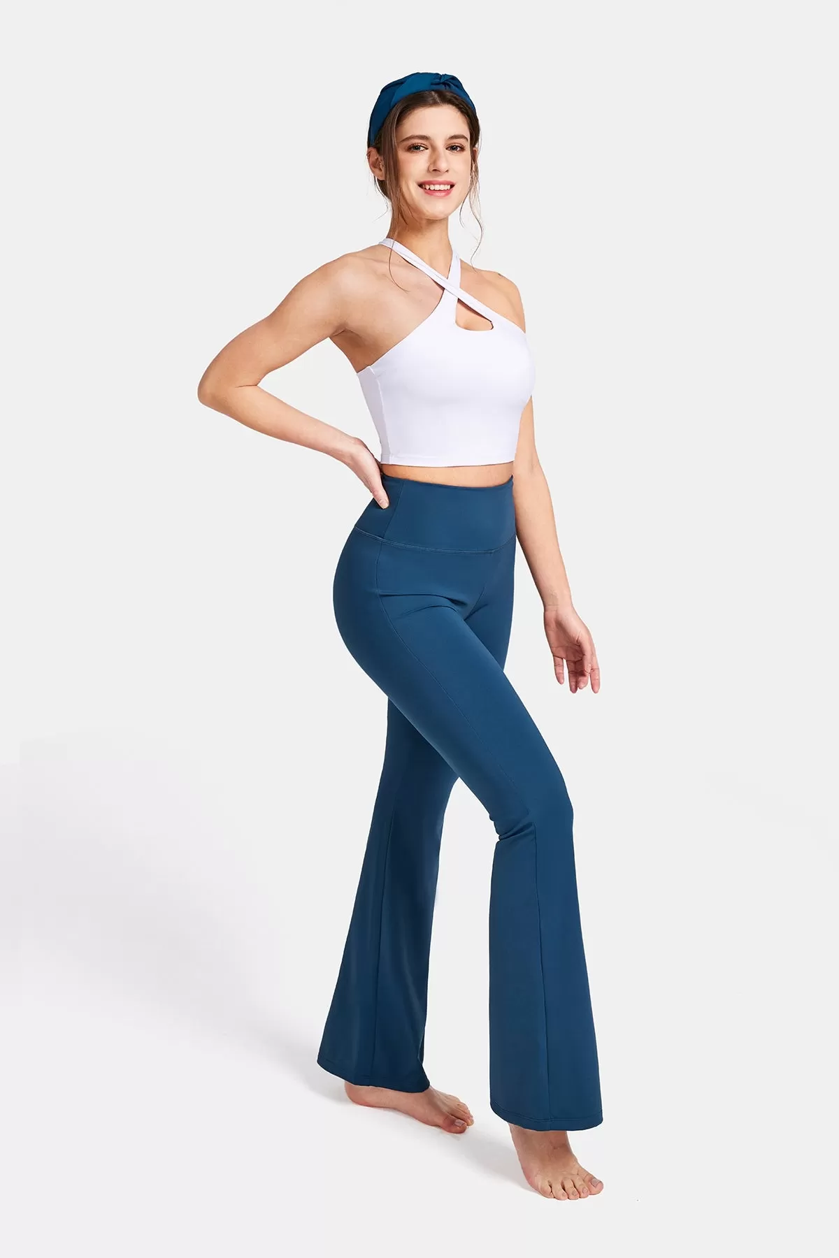 High-Rise Flared Pant in Full Length