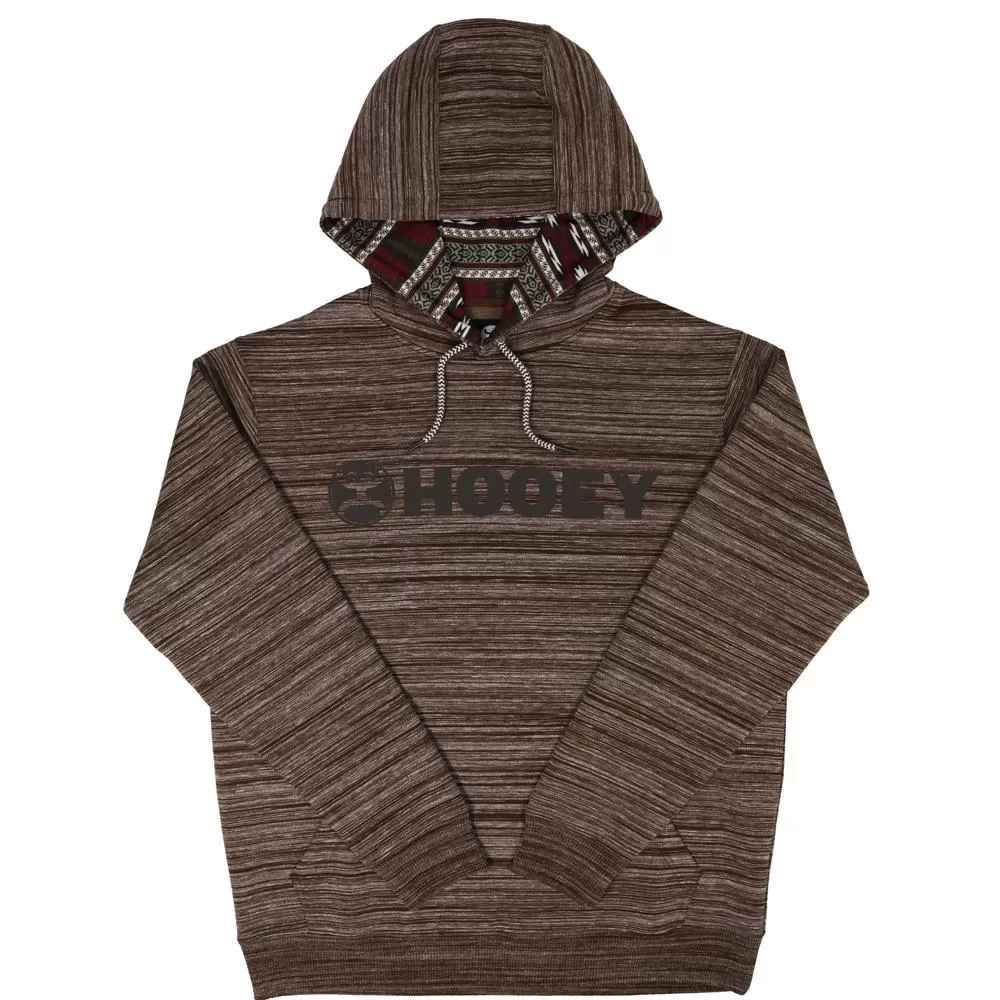 'Hooey' Men's Lock-Up Space Dye Hoody - Brown