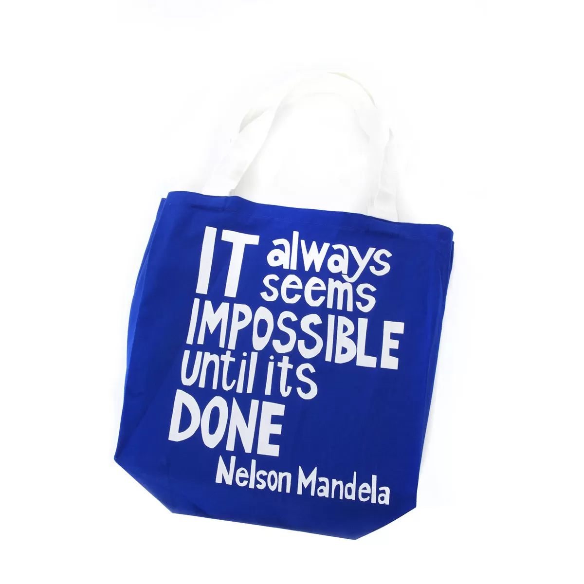 Impossible Until Done Mandela Tote Bag