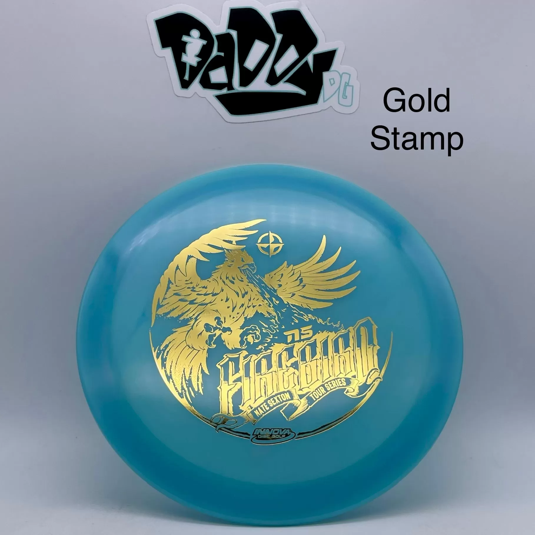 Innova Firebird Champion Color Glow with Nate Sexton 2022 Tour Series Stamp