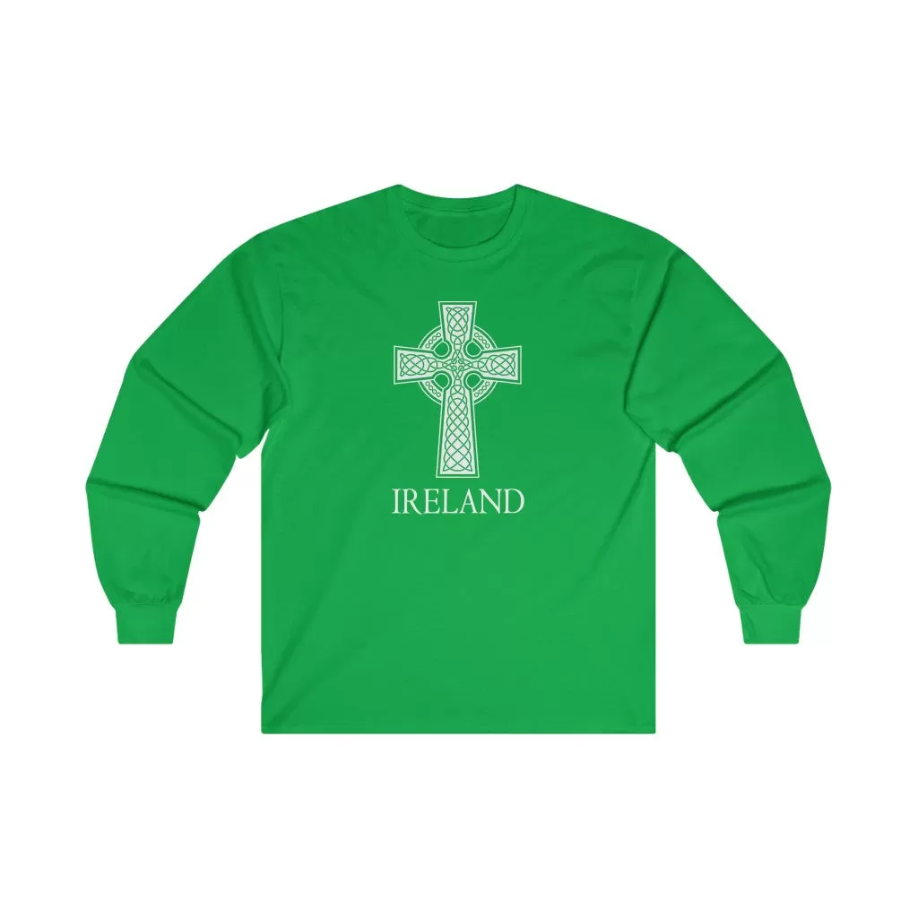 Ireland Celtic Cross - Long Sleeve Shirt