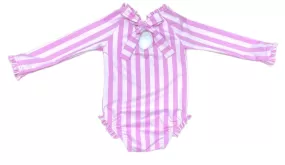 James & Lottie - Pink Stripe Leighton Rashguard