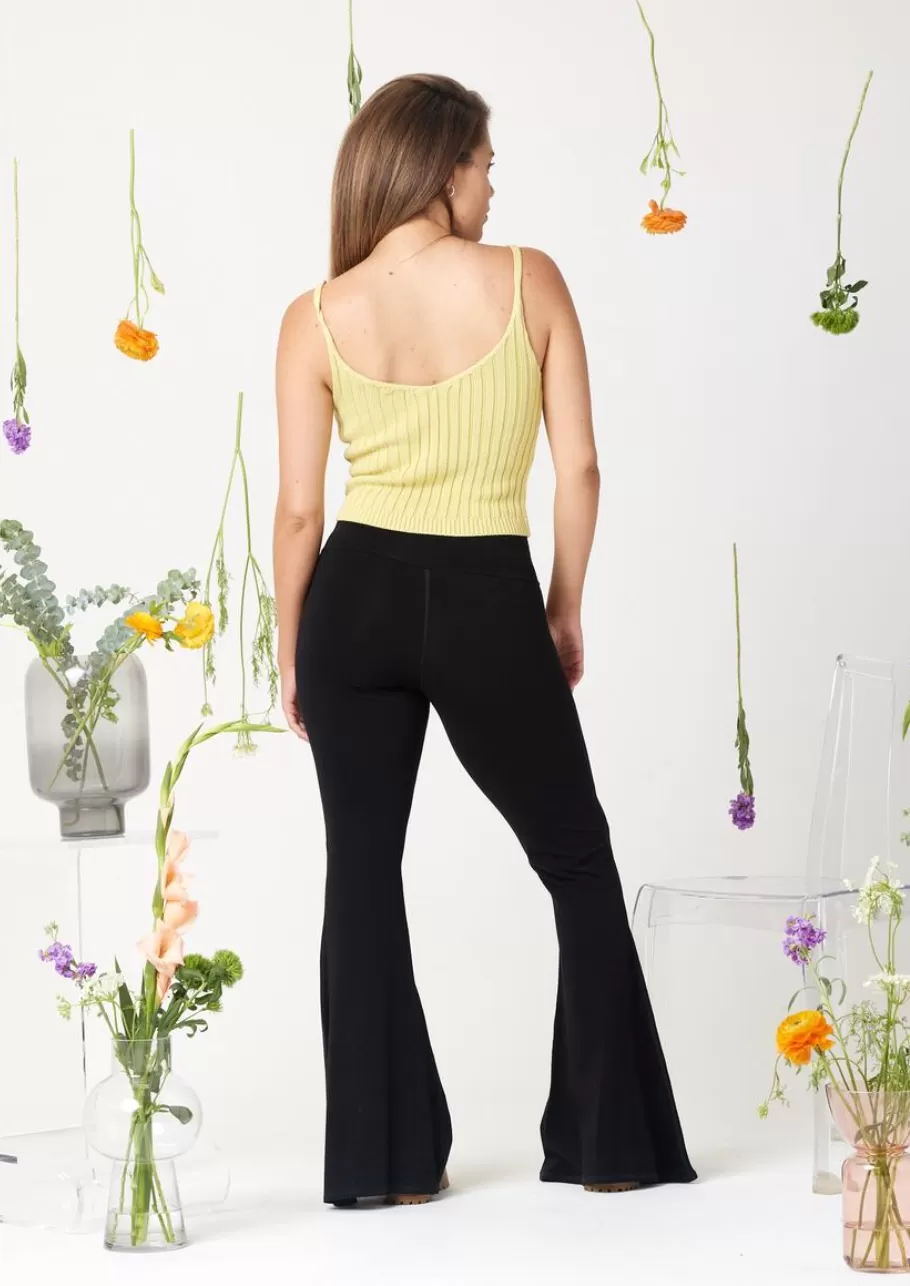 Known Supply Estelle pant, organic cotton flare SALE size XS