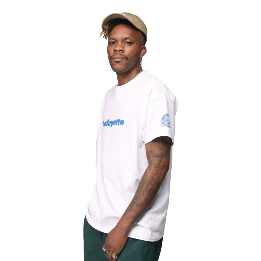 LAFAYETTE LFYT LOGO TEE 20TH ANNIVERSARY EDITION-WHITE