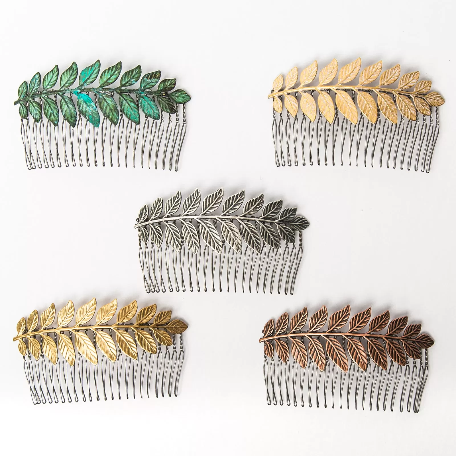 Large Leaf Hair Combs