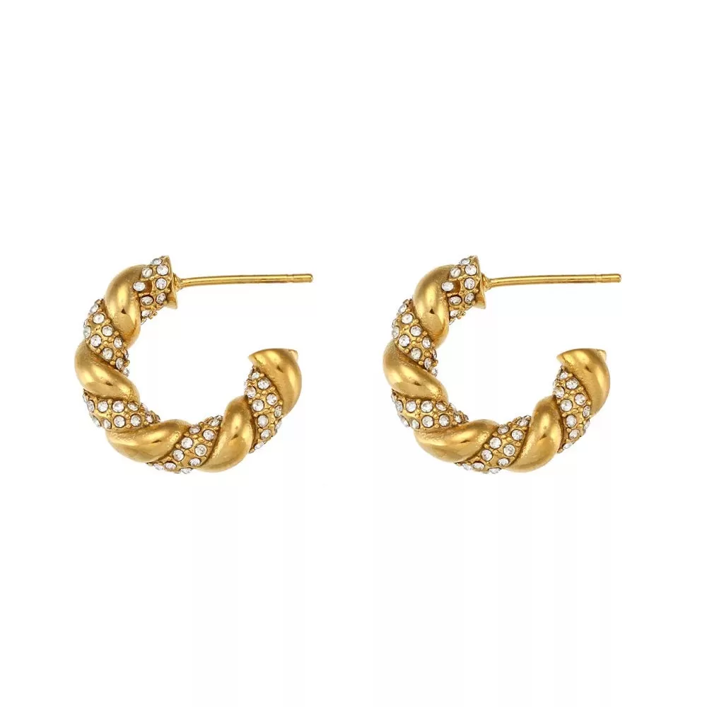 Layana Twist Hoops