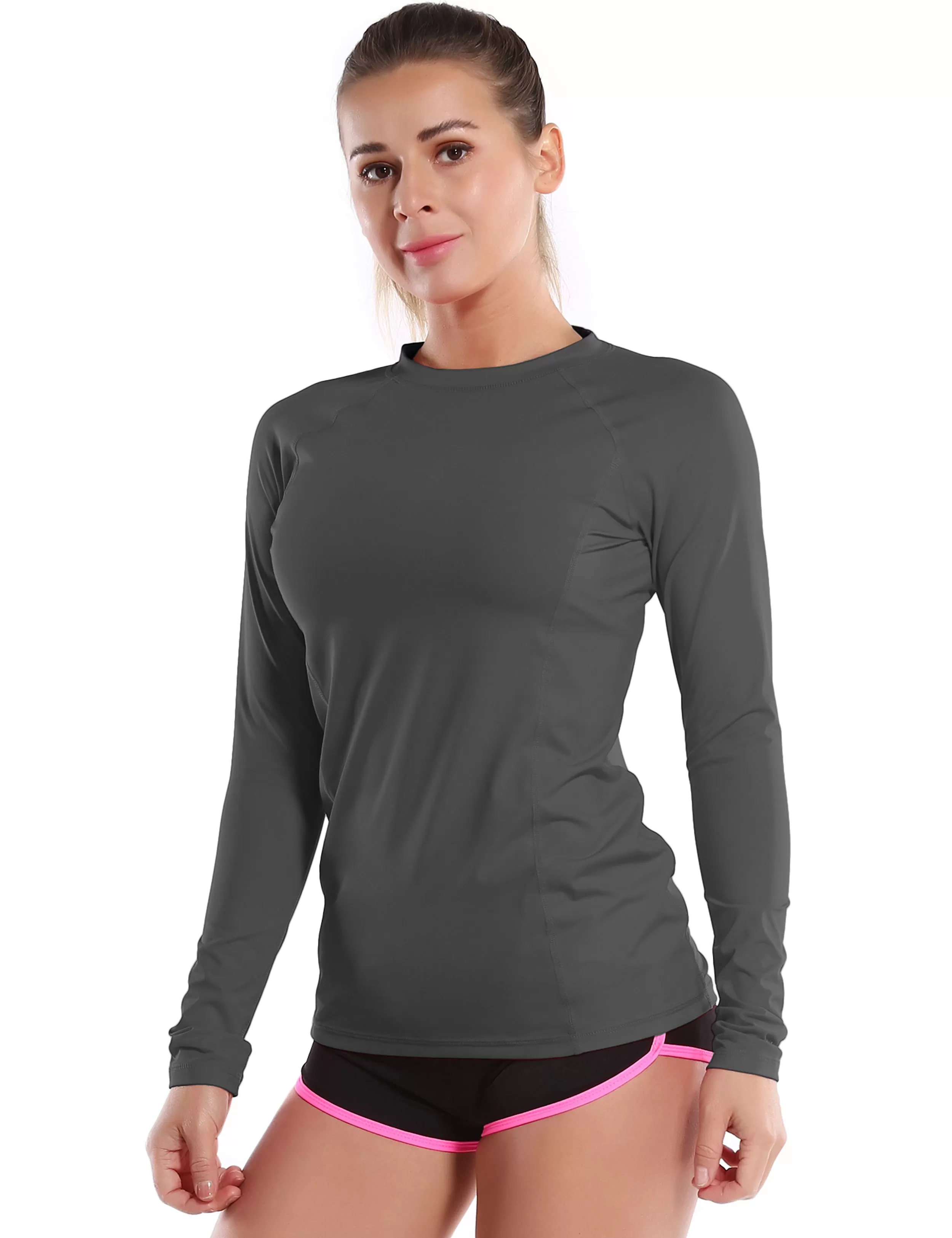 Long Sleeve UPF 50 Rashguard shadowcharcoal