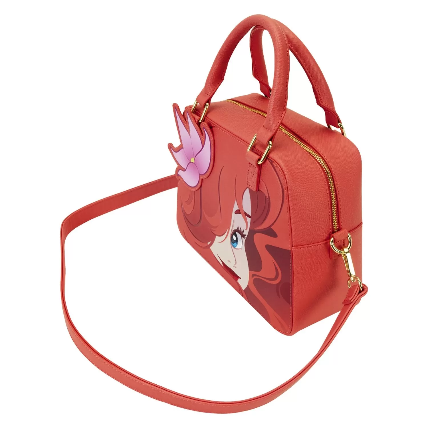 Loungefly Disney The Little Mermaid 35th Anniversary Ariel Face Crossbody