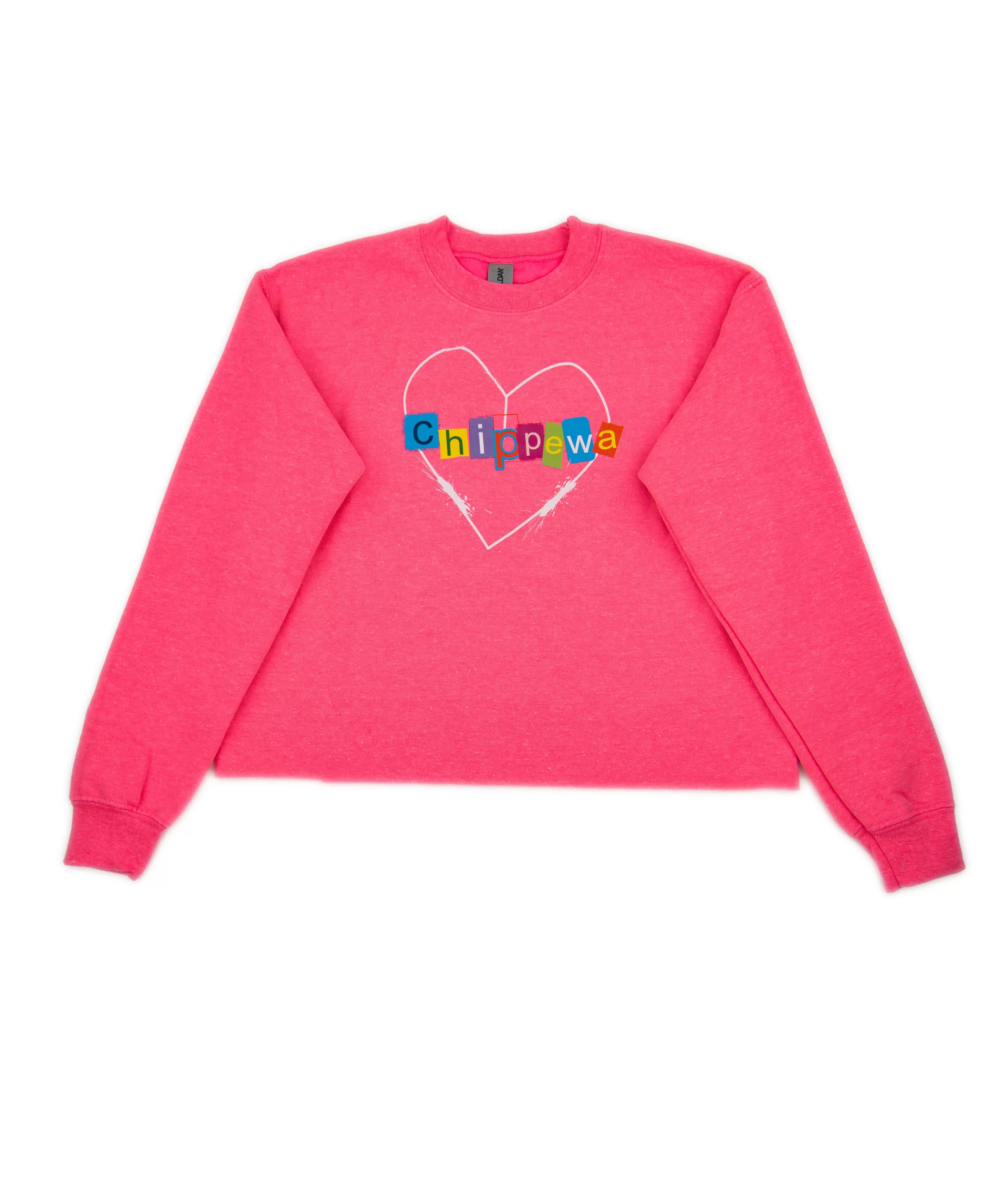 Mean Girls Neon Pink Cropped Camp Sweatshirt