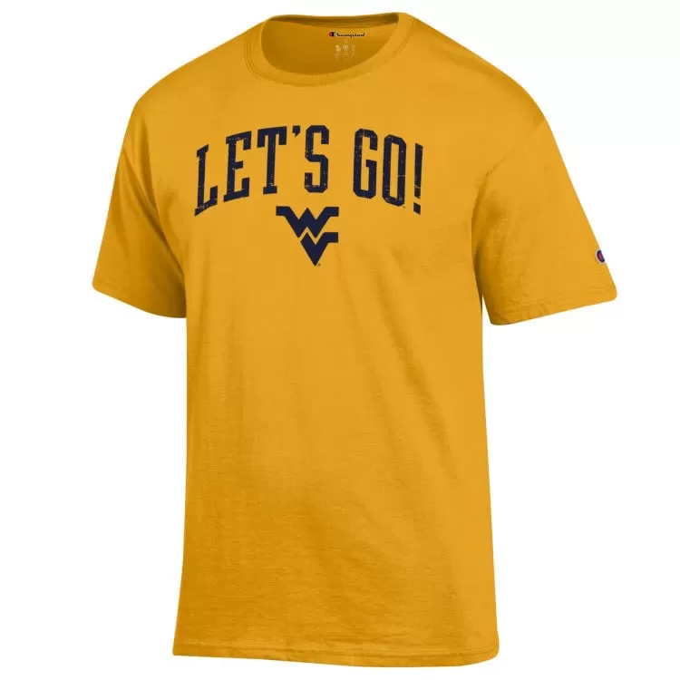 MEN’S CHAMPION GOLD ‘LET’S GO’ T-SHIRT