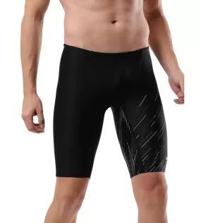 Men's Endurance Hyper Boom V Cut Jammer - Black & Usa Charcoal