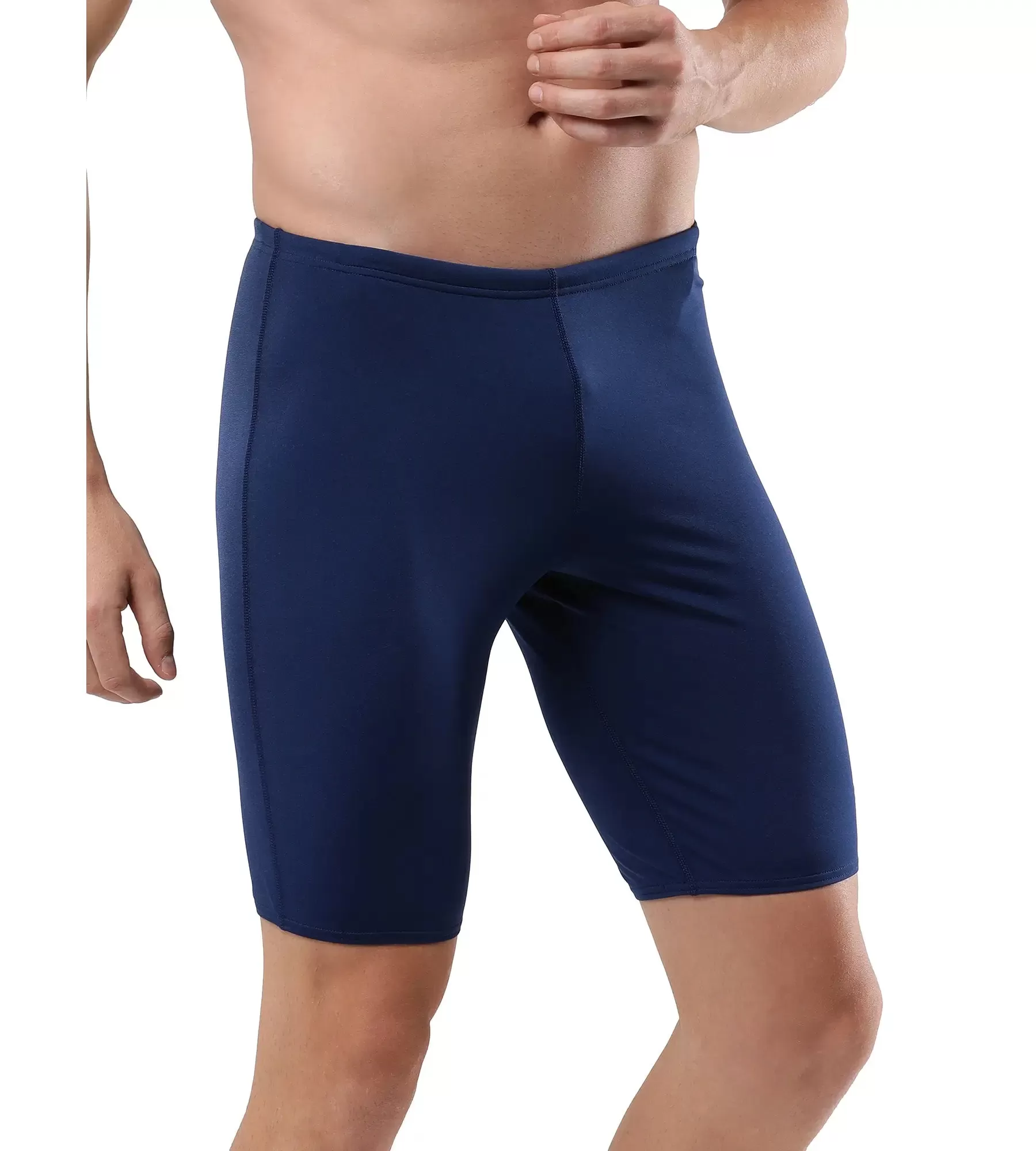 Men's Essential Endurance  Jammer - Cerulean Blue & White