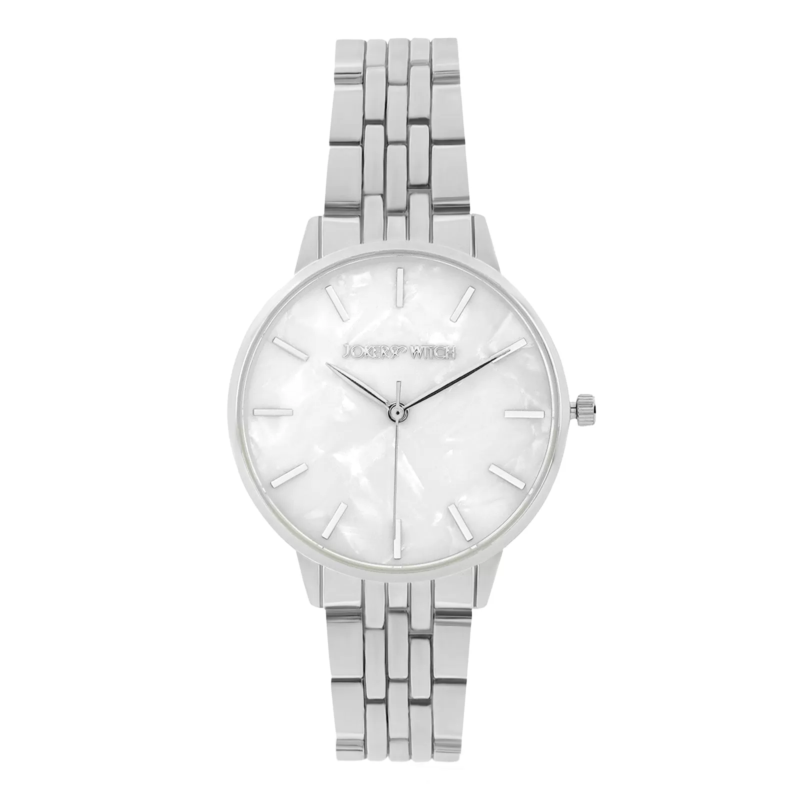 Mini Nebula White Dial Silver Watch