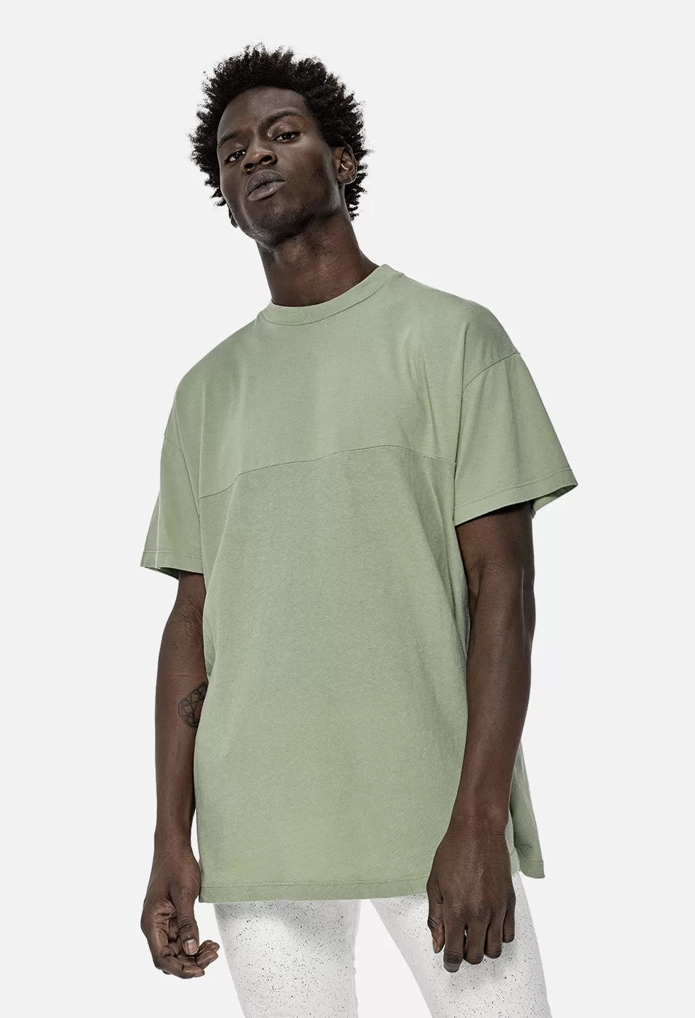 Mock Panel Tee / Saguaro