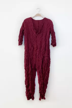 Moth Boiler Suit | Burgundy