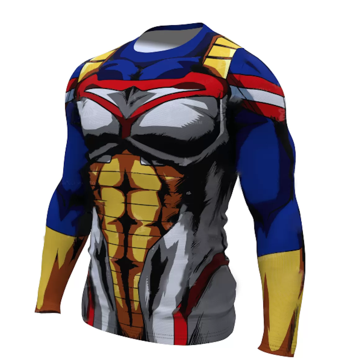 My Hero Academia Compression 'Fusion Series | All Mighty Vegeta' Premium Long Sleeve Rashguard