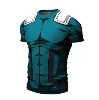 My Hero Academia 'Deku' Short Sleeve Premium Compression RashGuard