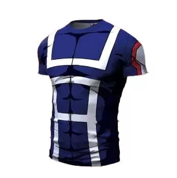 My Hero Academia 'UA Uniform' Short Sleeve Premium Compression RashGuard