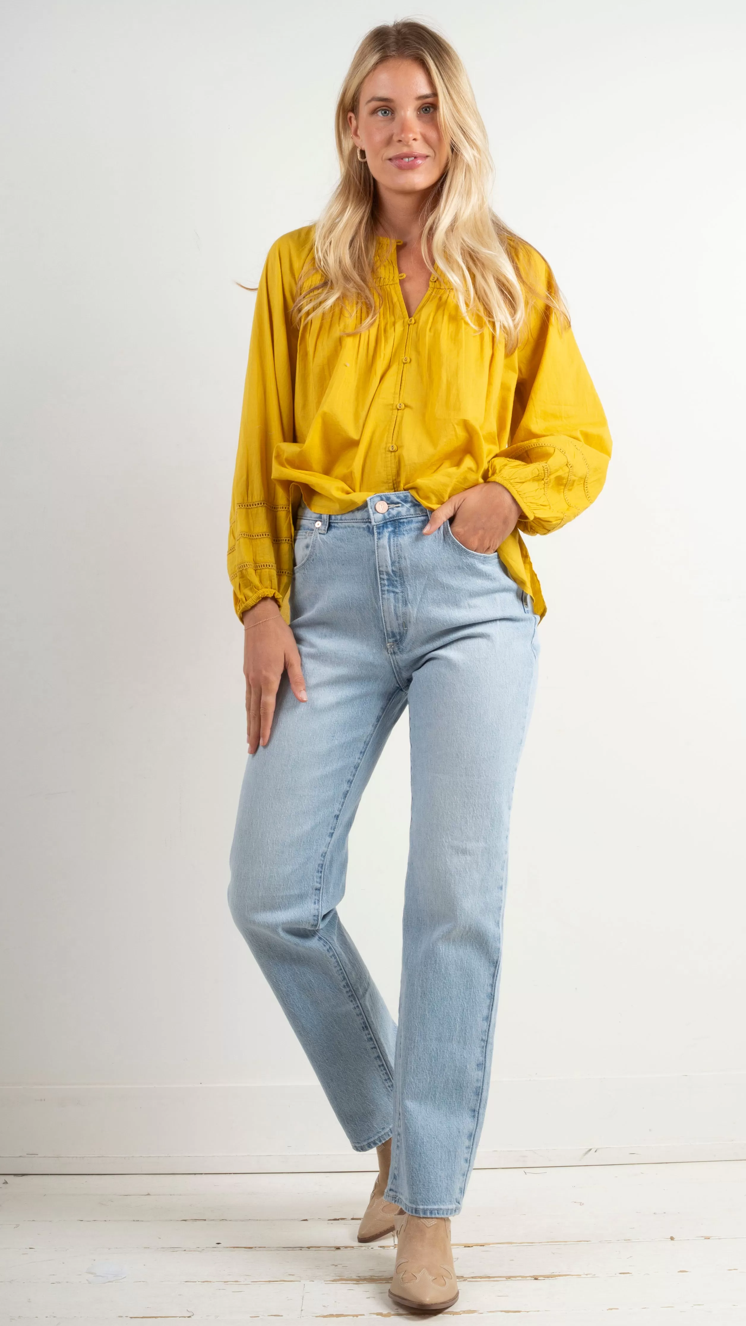 Nerea Blouse - Citrine