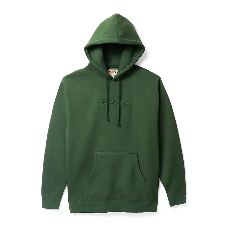 No-Comply Logo Hoodie - Forest Green