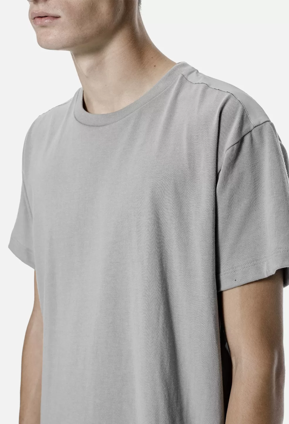 Nylon Panel Tee / Plaster