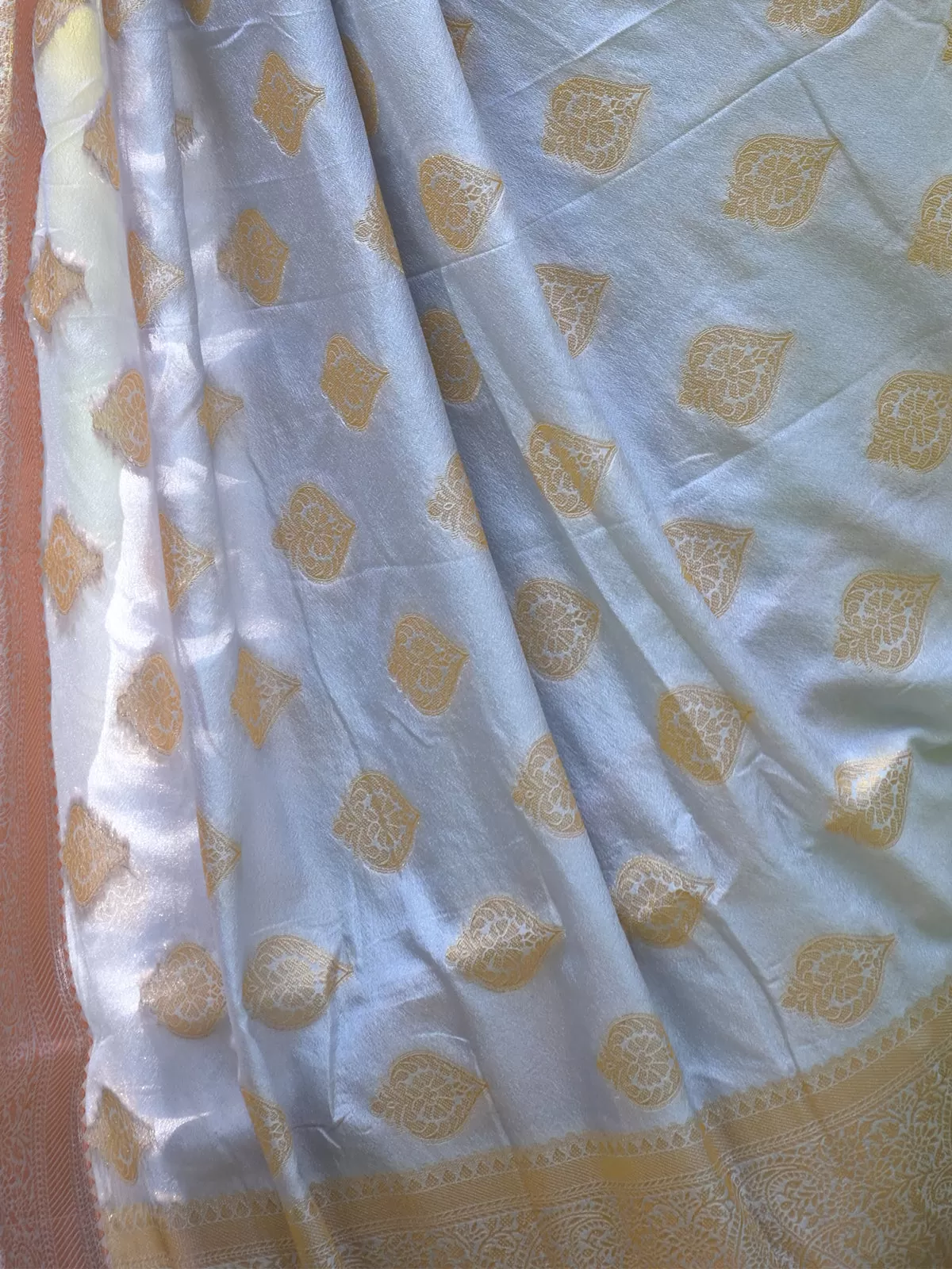 Odette Grey Woven Soft Silk Saree with Unstitched Blouse for Women