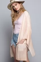 Peach Fog Kimono