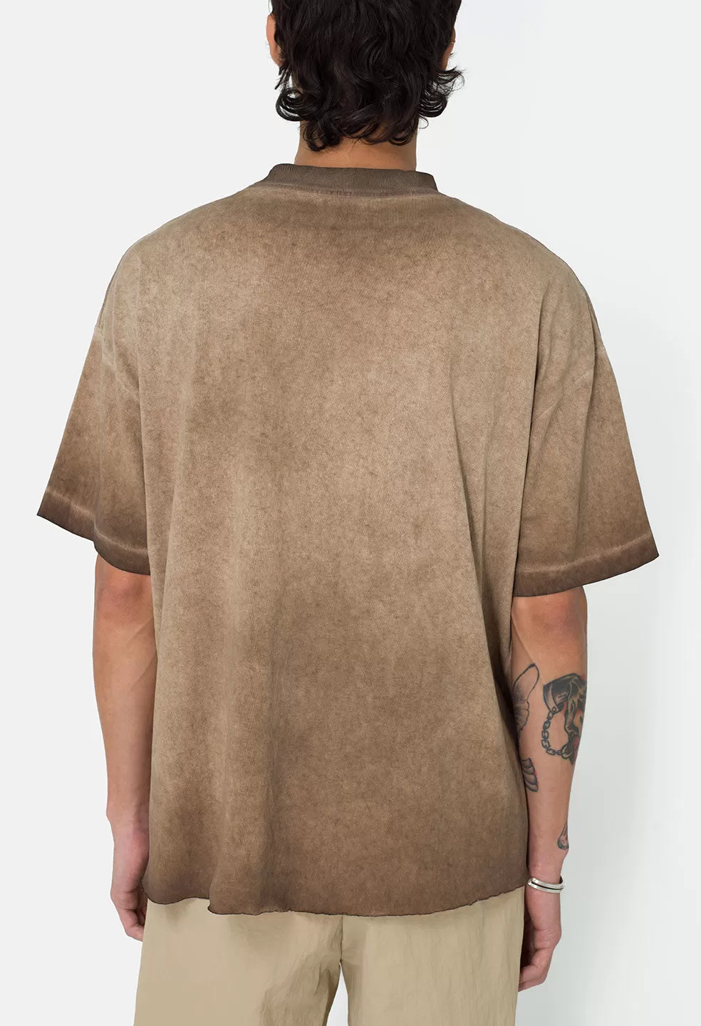 Phoenix Tee / Oil Wash Chocolate