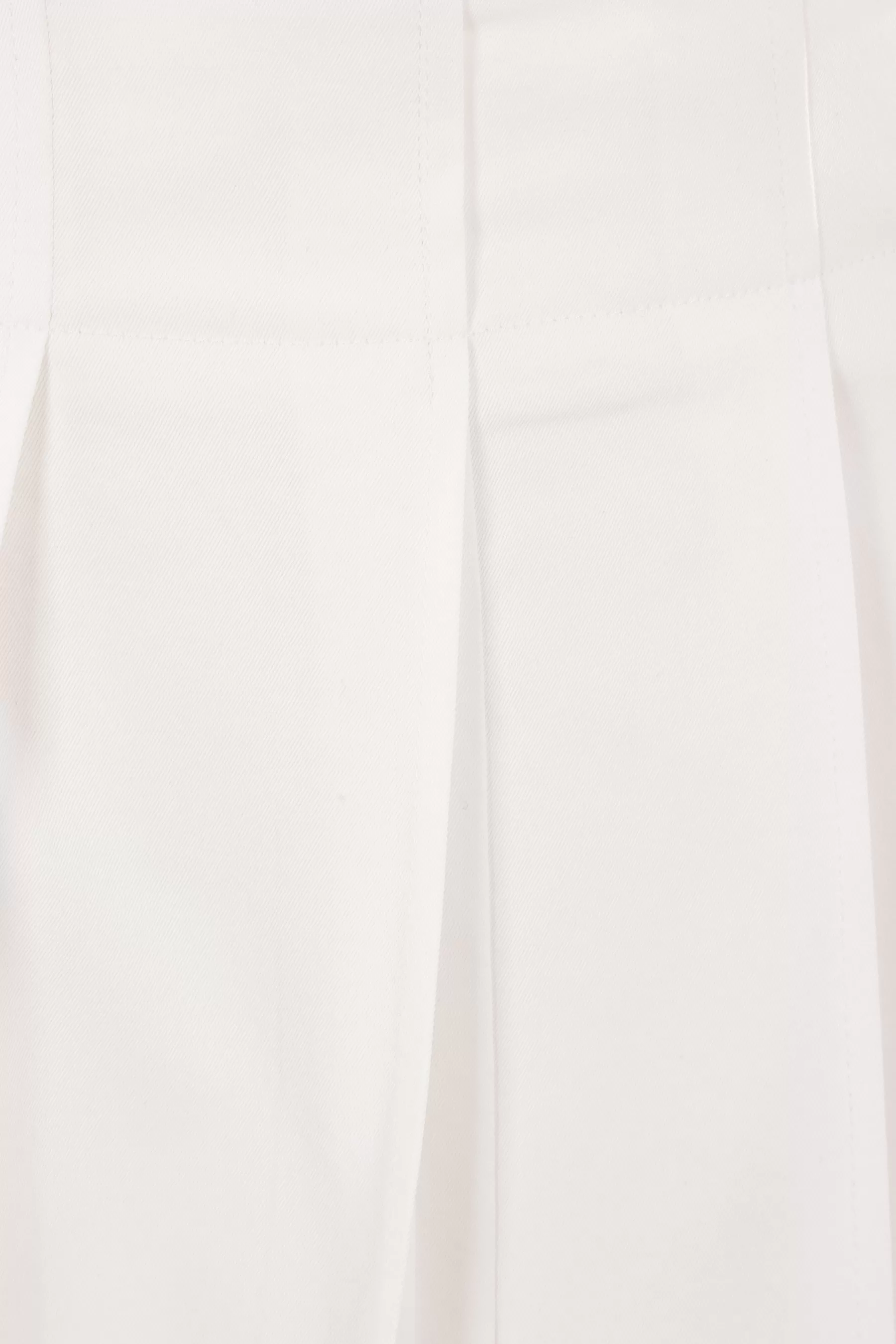 pleated cotton skirt pants