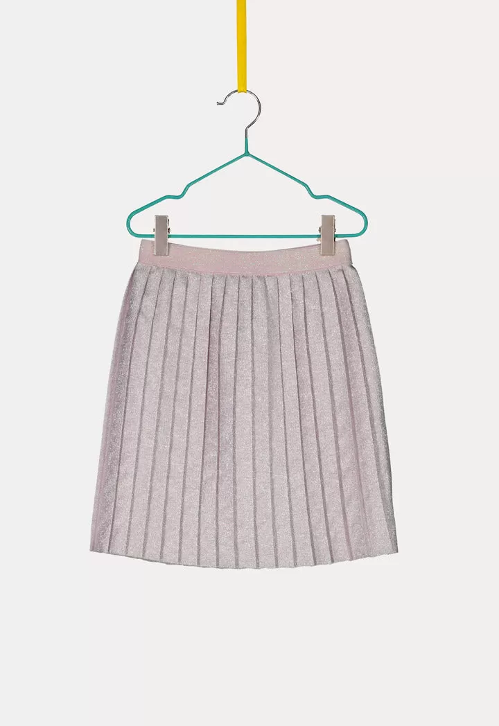 Pleated Midi A-Line Skirt