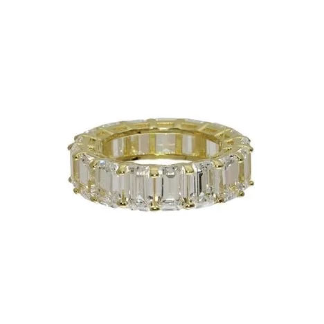 PREMIUM EMERALD CUT ETERNITY BAND