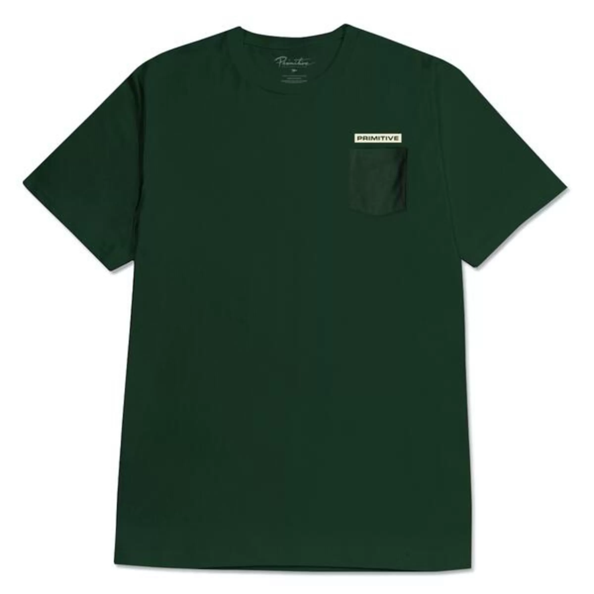 Primitive Cosmopolitan Pocket Tee - Dark Green