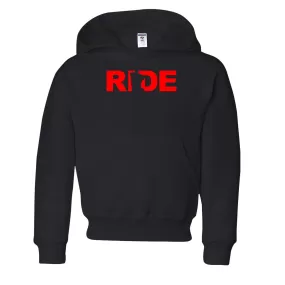 Ride MN Youth Pullover Hoody Black/Red