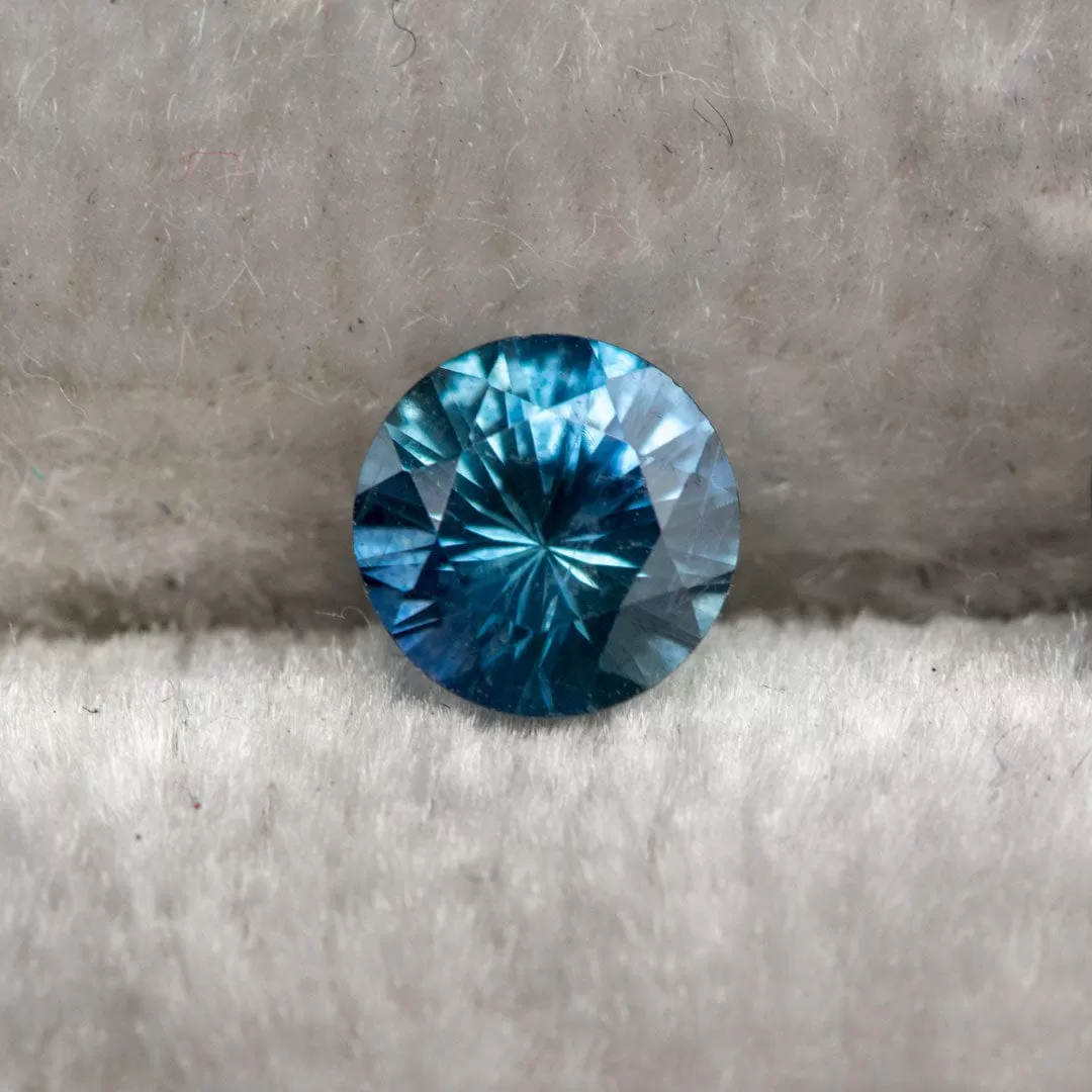 Round Blue 5mm/0.6ct Malawi Sapphire B2 Fair Trade Loose Gemstone