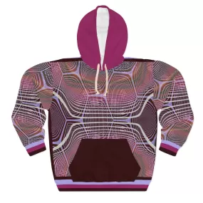 Ruby Asteroid Unisex Pullover Hoodie