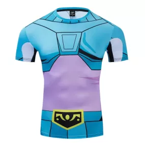 Saint Seiya 'Dragon Shiryū' Short Sleeve Compression Rashguard