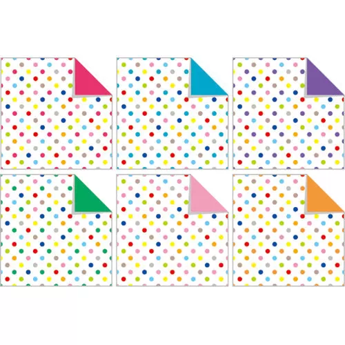 Showa Grimm Colourful Polka Dots With Instructions Doble-Sided Chiyogami Paper