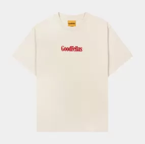 SP x Goodfellas Back Lookout Mens Short Sleeve Shirt (Beige)