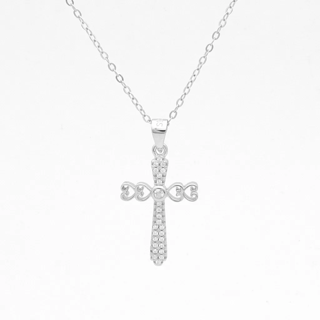 Sterling Silver Cross Necklace