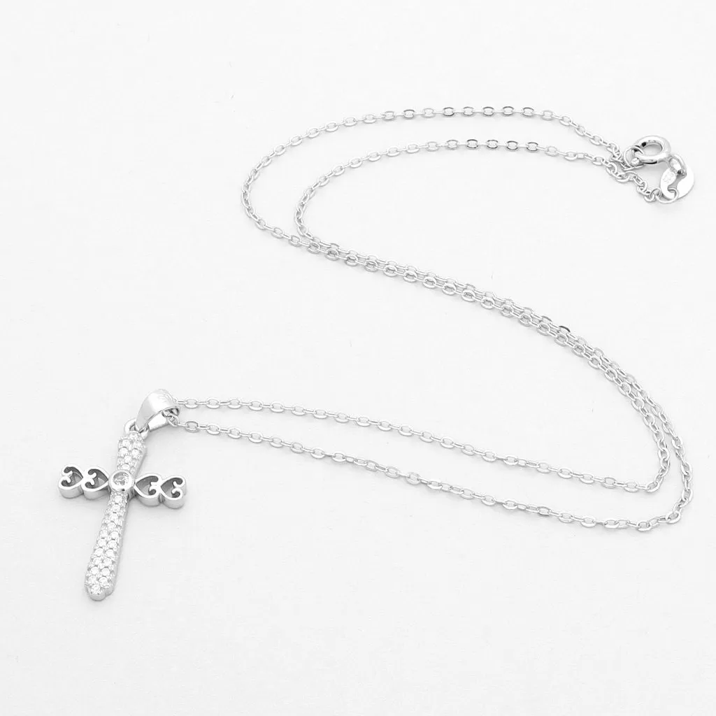 Sterling Silver Cross Necklace