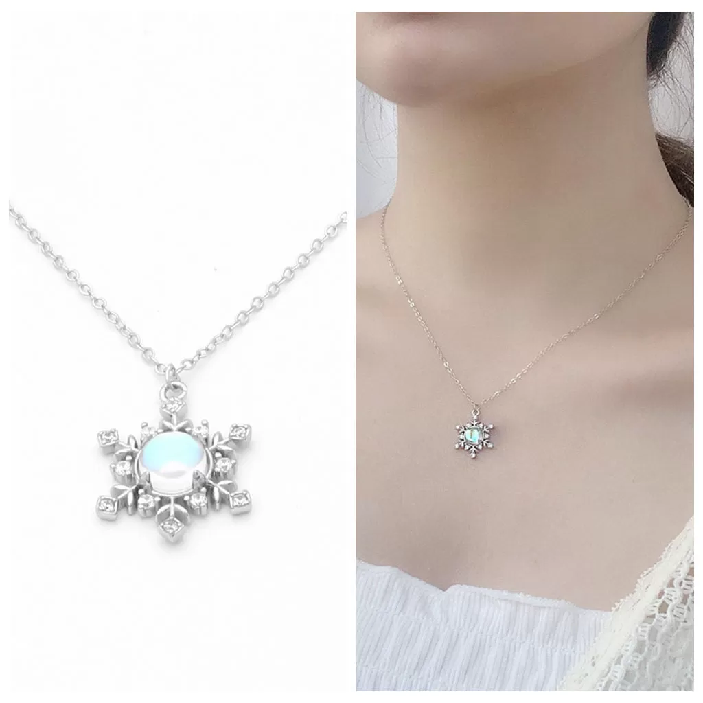 Sterling Silver Snowflake Necklace