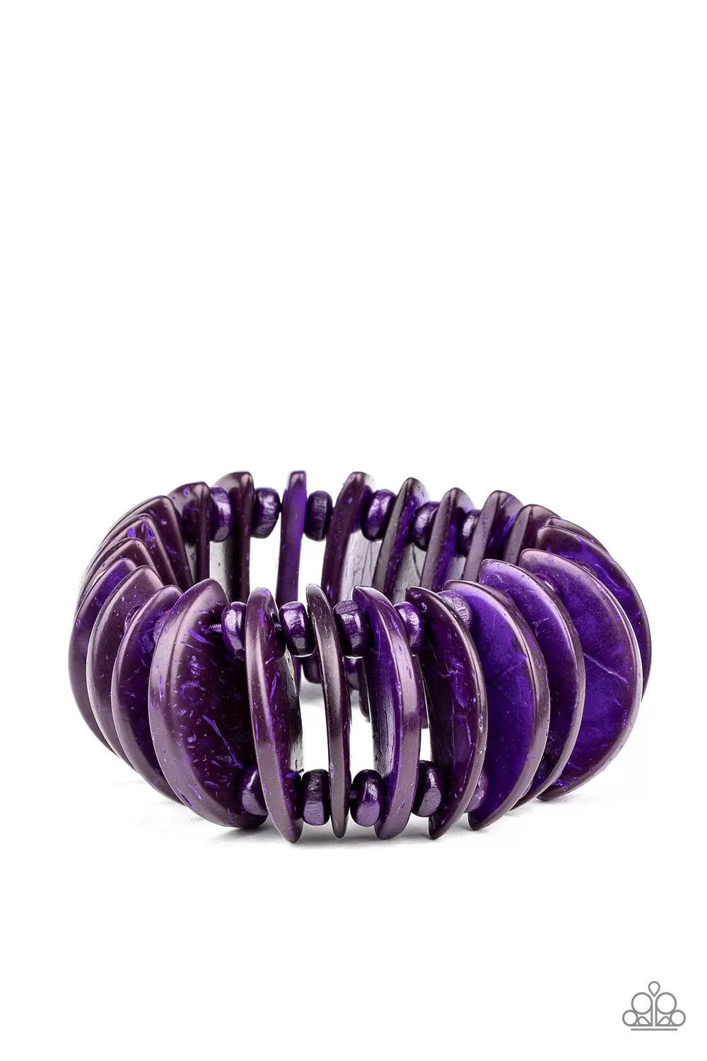 Tropical Tiki Bar Purple- Bracelet